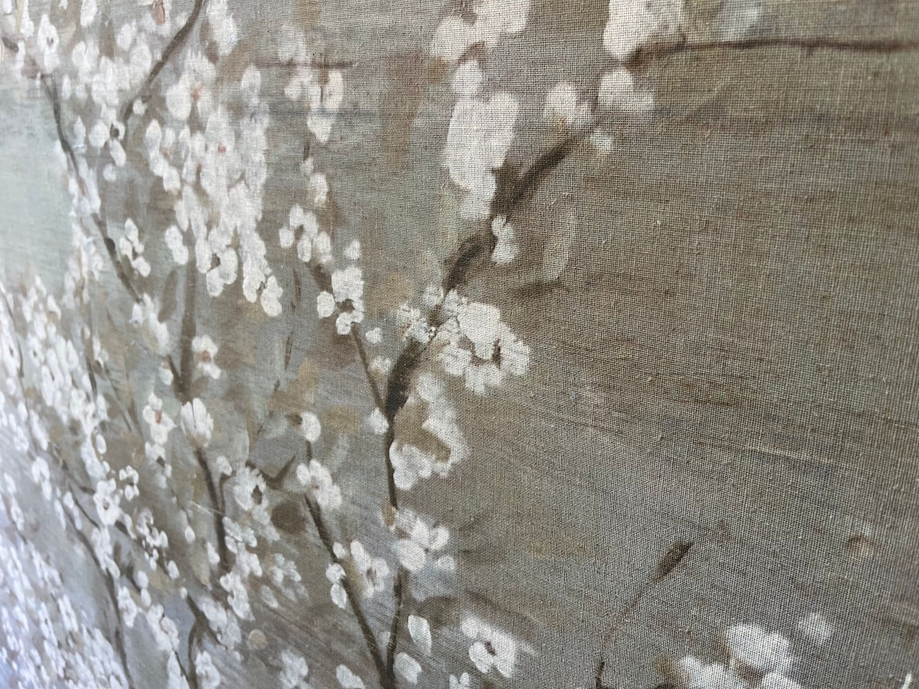 Close up of a tree painting on canvas - Photo taken at Cudox, Grimsby