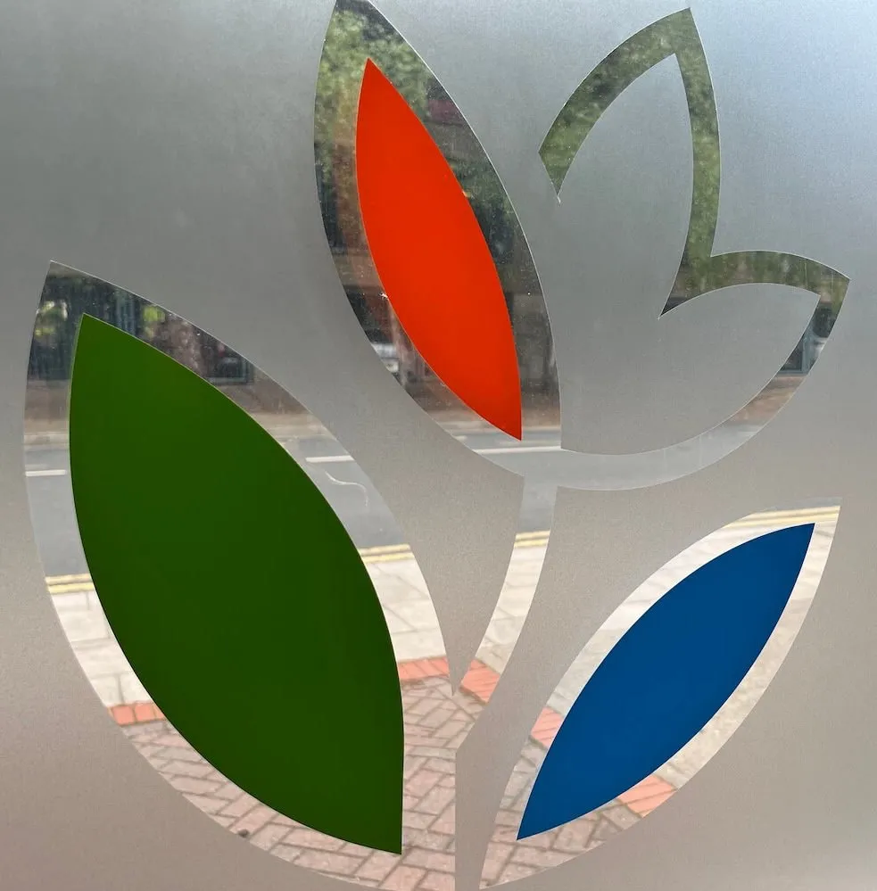 Cudox logo shown as a window cut out